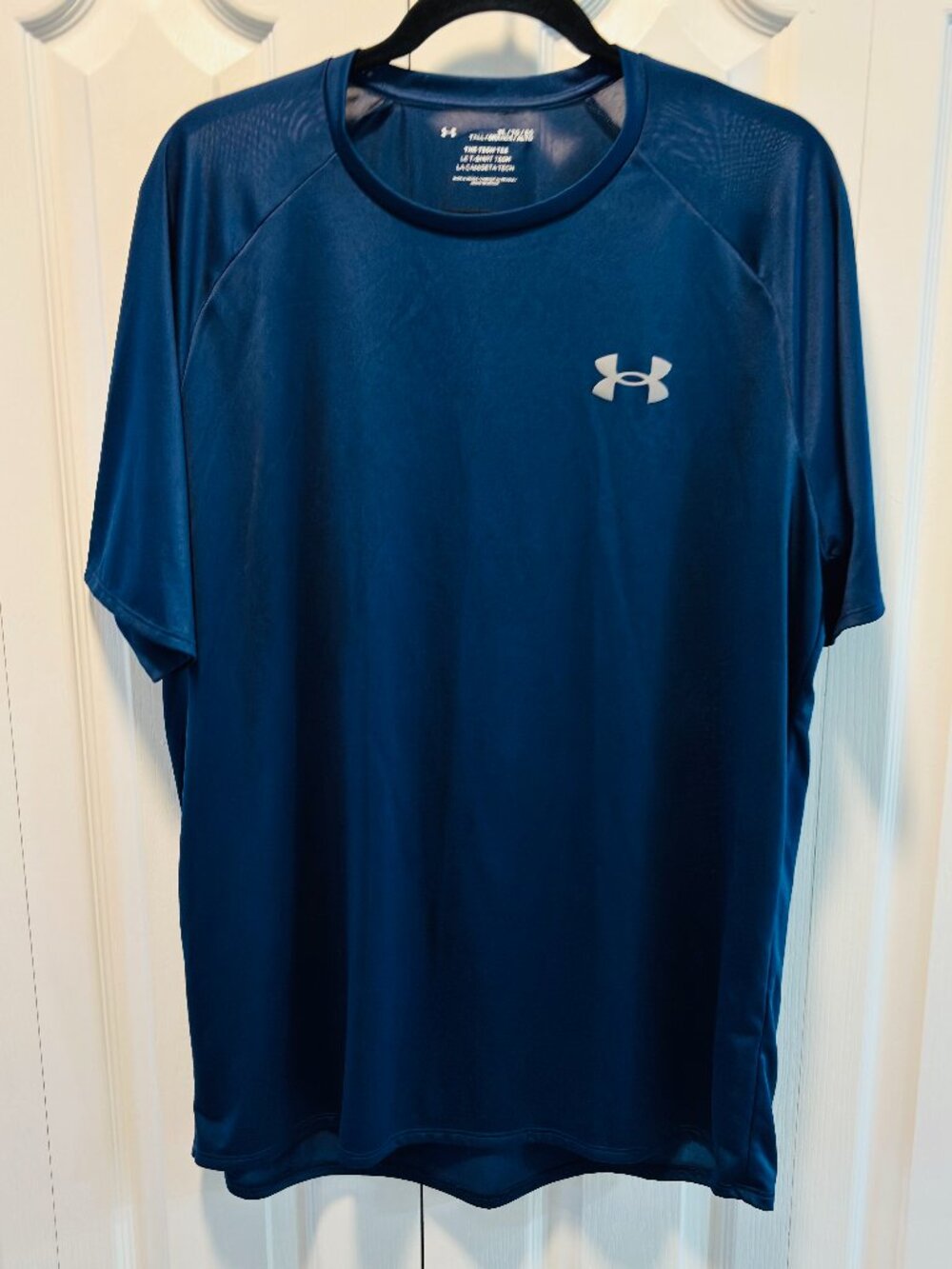Under Armour Men's Blue Performance T-Shirt XL Athletic Workout Active Tee